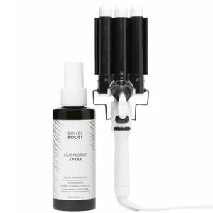 BondiBoost 32mm Wave Wand and Heat Protect Spray 125ml Bundle - undefined undefined