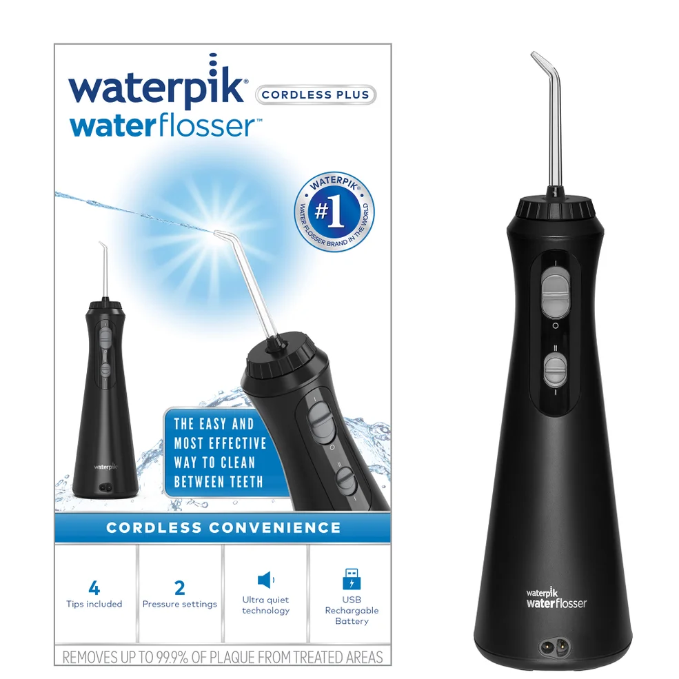 Waterpik Cordless Plus Cordless Water Flosser 492 Black Image 1
