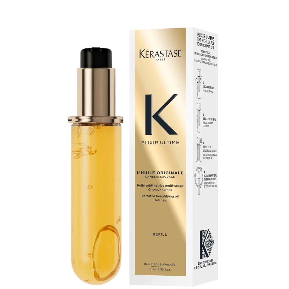 Kérastase Elixir Ultime L'Huile Originale Hair Oil 75ml Refill Image 1