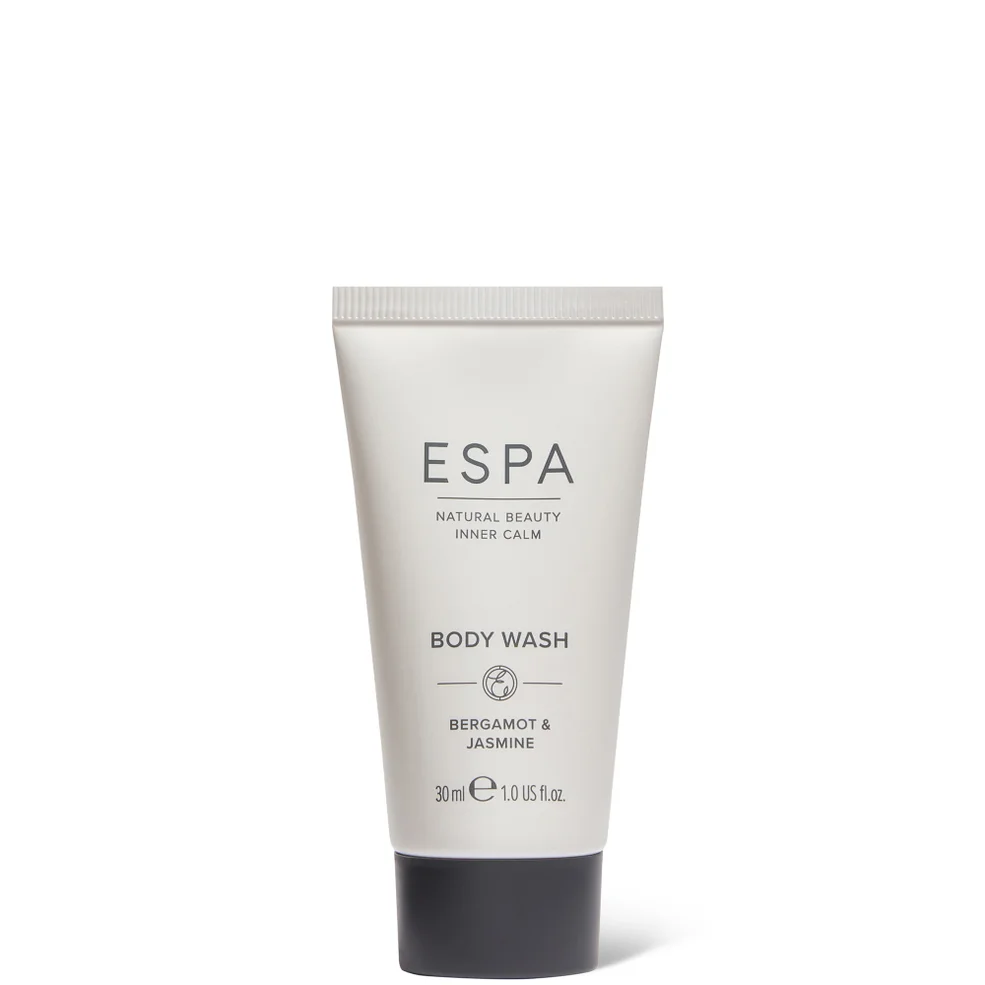 ESPA Bergamot and Jasmine Body Wash 30ml Tube Image 1