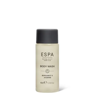 ESPA Bergamot and Jasmine Body Wash 40ml Bottle - undefined undefined