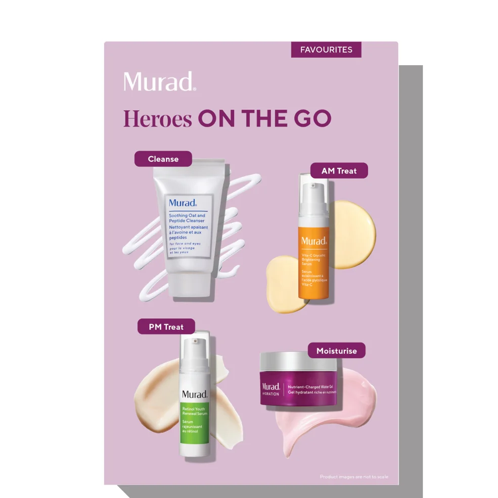 Murad Heroes On The Go Set with Retinol and Vitamin C Serums Image 1