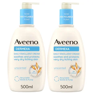 Aveeno Dermexa Cream Duo for Very Dry Itchy Skin 1L Mega Bundle - undefined undefined