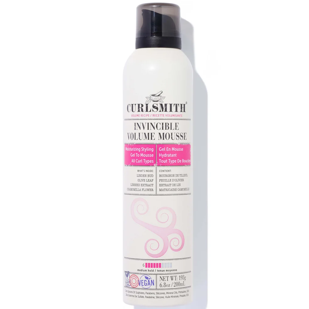 Curlsmith Invincible Volume Mousse 201ml Image 1