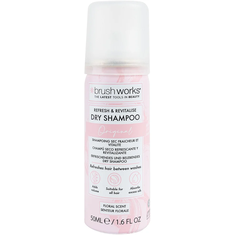 brushworks Refresh & Revitalise Floral Dry Shampoo 50ml Image 1