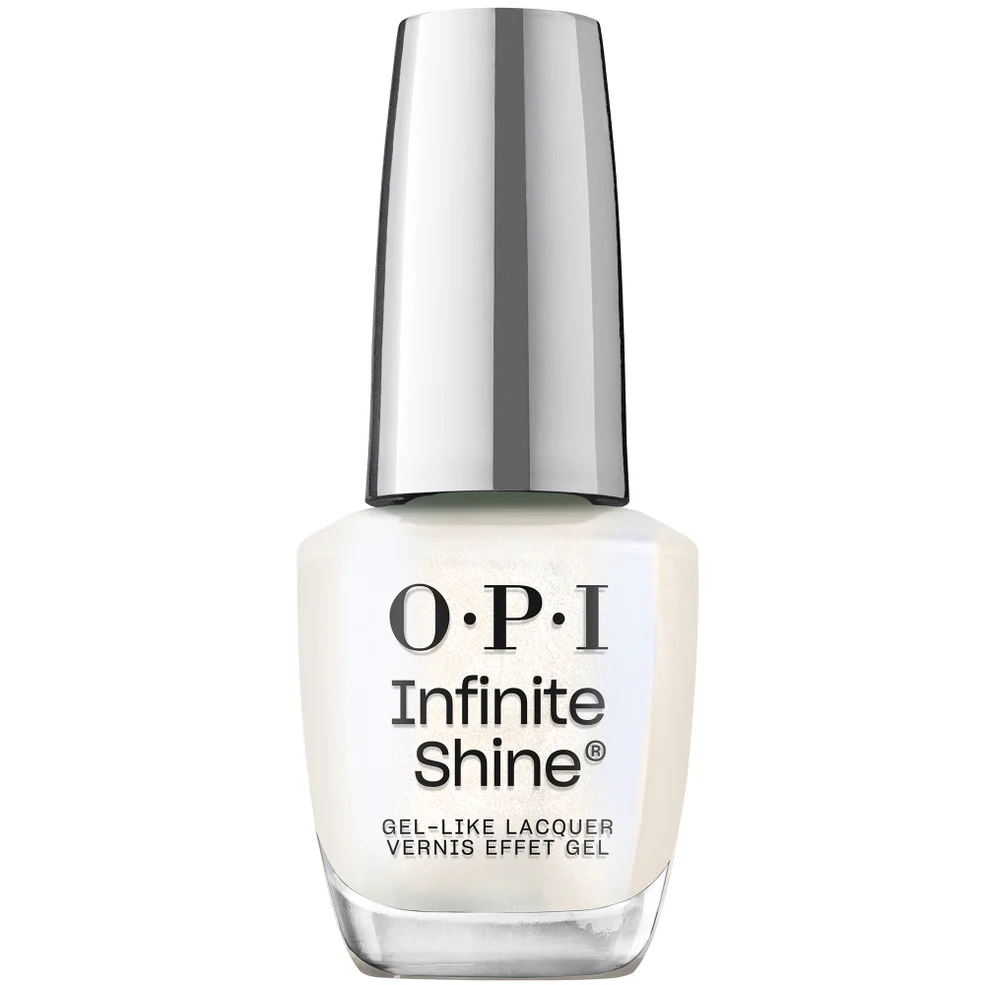 OPI Infinite Shine Long-Wear Gel-Like Shimmery White Nail Polish - Shimmer Takes All 15ml Image 1