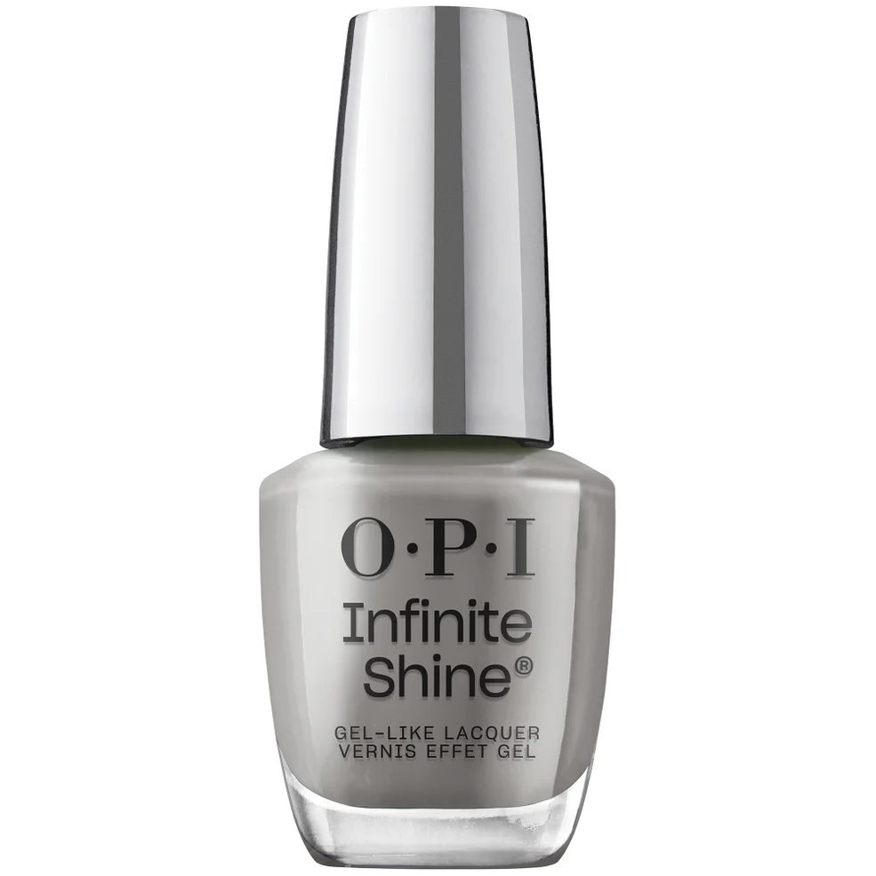 OPI Infinite Shine Long-Wear Gel-Like Grey Nail Polish - Steel Waters Run Deep 15ml Image 1