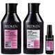 Redken Acidic Color Gloss Shampoo 300ml, Conditioner 300ml and Heat Protection Treatment 45ml, Glass-Like Shine