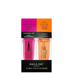 nails inc. Glow and Grow & Vit C Please Mini Nail Treatment Duo - undefined undefined
