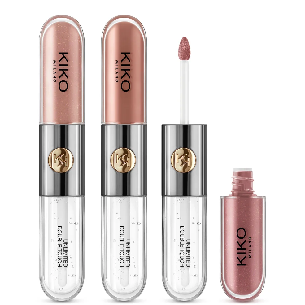 KIKO Milano Unlimited Double Touch Lip Set 18ml - Nude Attitude Image 1