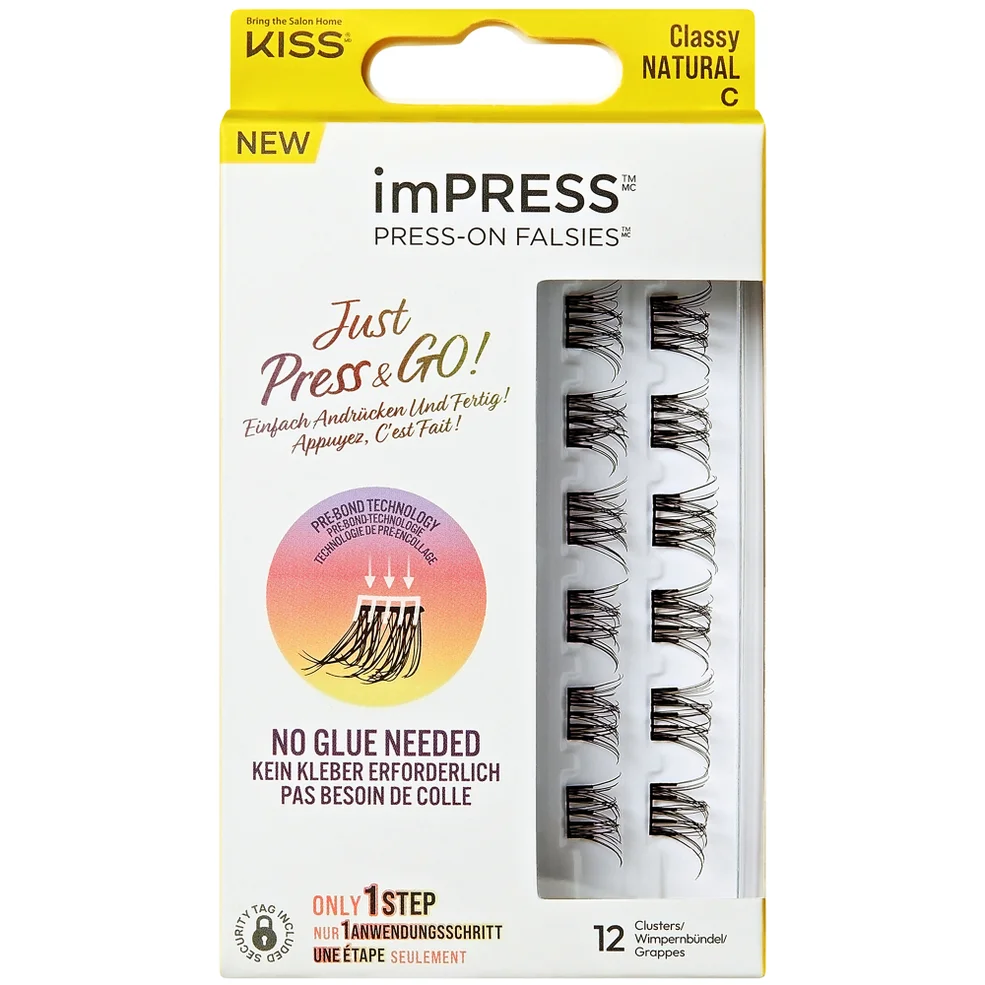 Kiss imPRESS Press On Single Lashes - Classy Natural Image 1