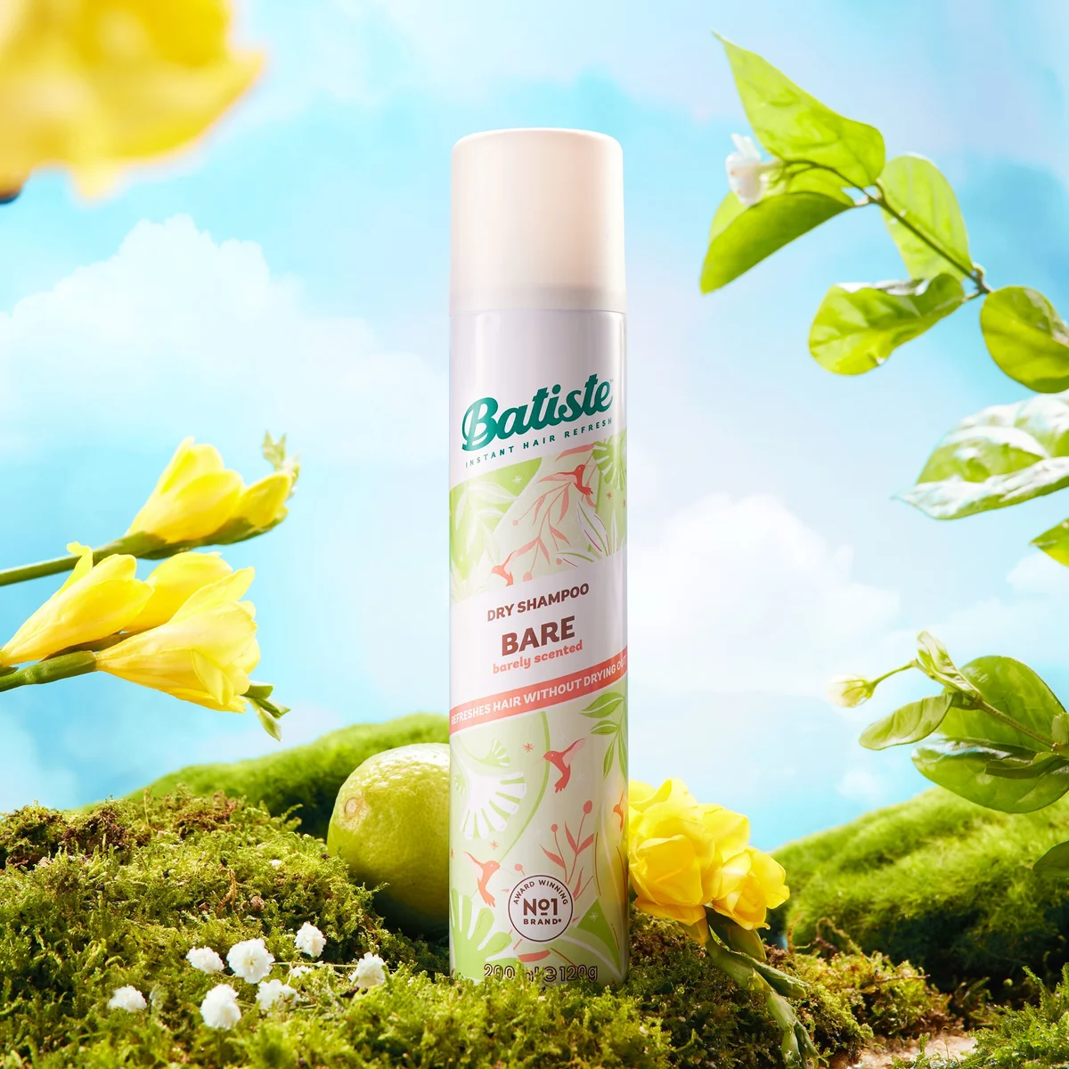 Batiste Bare Dry Shampoo 200ml LOOKFANTASTIC