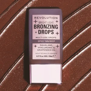 Makeup Revolution Bronze and Glow Drop Duo (Various Shades) - Shade Deep Bronze Spice