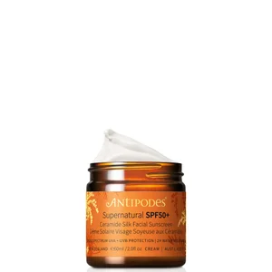 Antipodes Supernatural SPF50+ Ceramide Silk Facial Sunscreen 60ml - undefined undefined