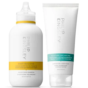 Philip Kingsley Body Building Shampoo 250ml and Moisture Balancing Conditioner 200ml Duo - undefined undefined
