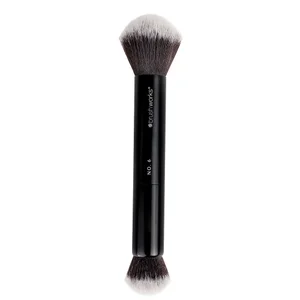 brushworks No. 6 Double Ended Powder and Buff Brush - undefined undefined