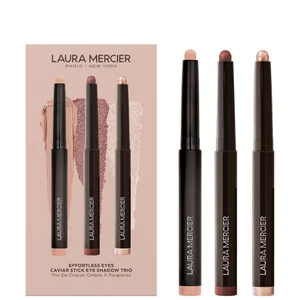 Laura Mercier Effortless Eyes Caviar Stick Eye Shadow Trio - Rosegold, Burnished Bronze, Dune - undefined undefined
