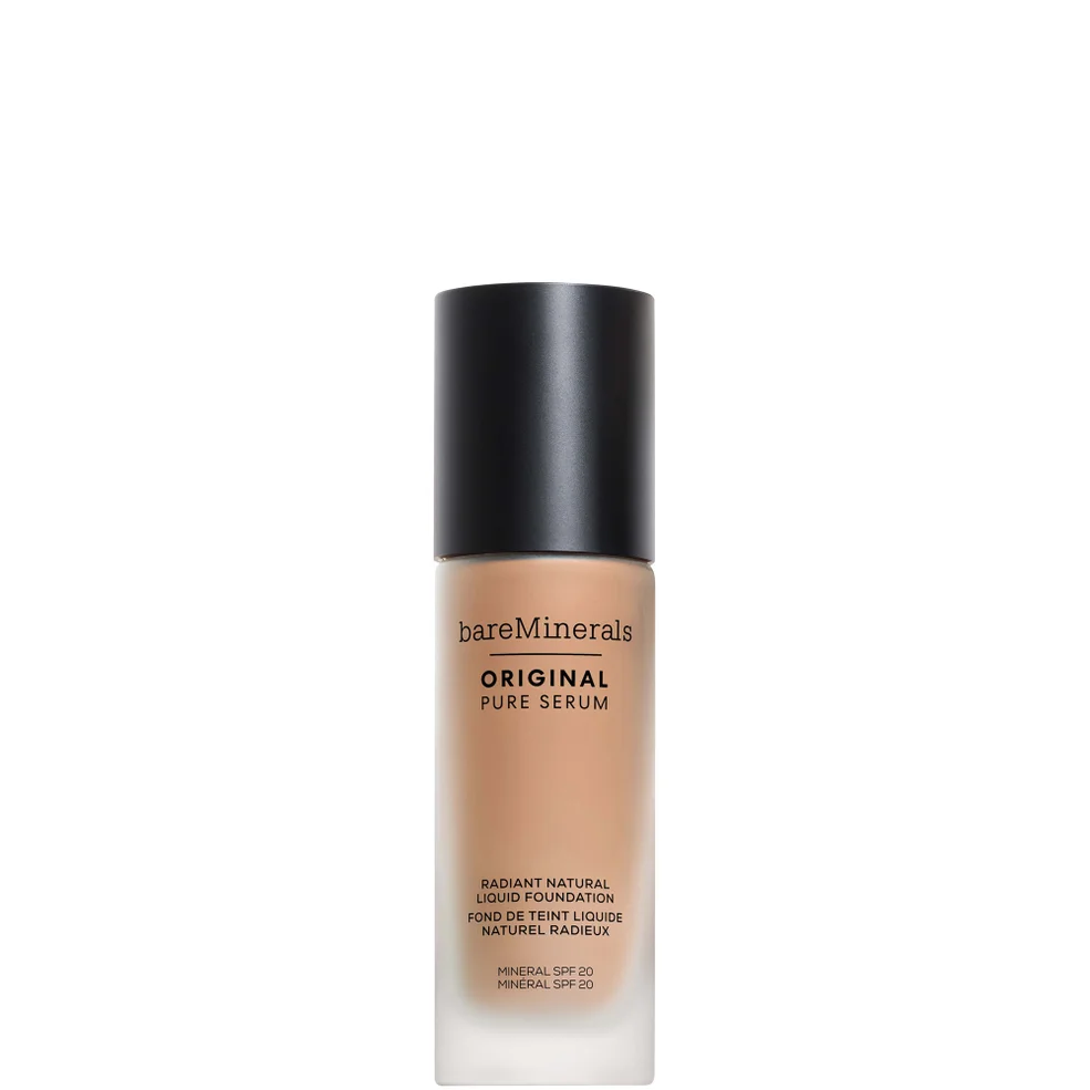 bareMinerals Original Pure Serum Radiant Natural Liquid Foundation Mineral SPF20 30ml (Various Shades) Image 1