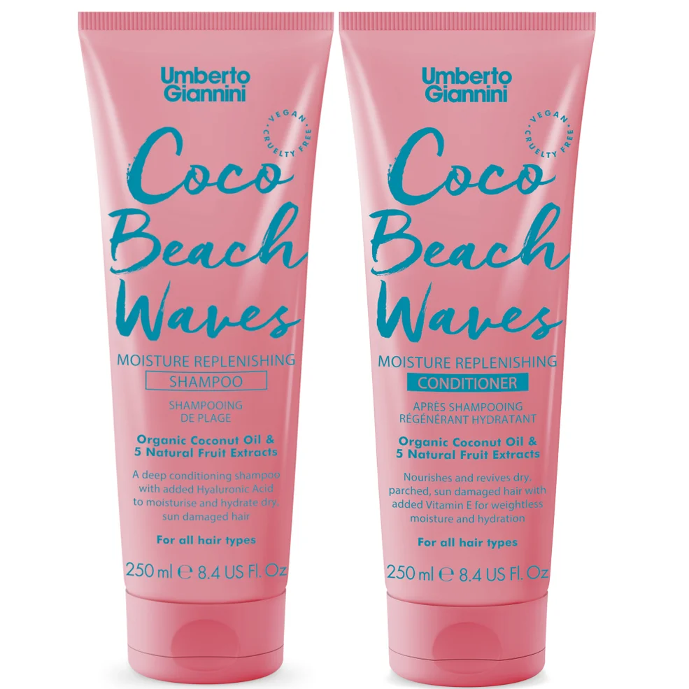 Umberto Giannini Coco Beach Waves Shampoo and Conditioner Duo Image 1