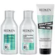 Redken Acidic Bonding Curls Shampoo Conditioner and Sculpting Curl Gel Bonding Care Bundle for Curls and Coils