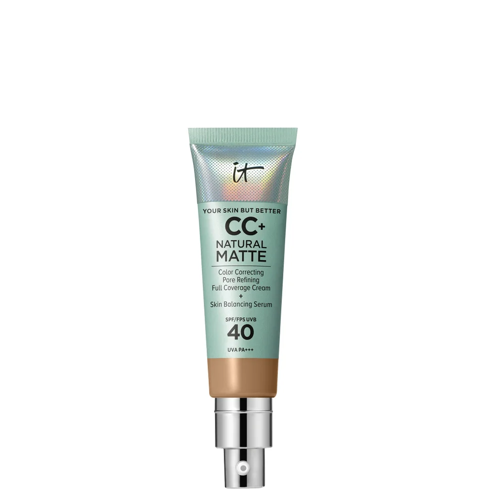 iT Cosmetics Your Skin But Better CC+ Natural Matte with SPF 40 Tan Image 1