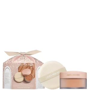 Laura Mercier Divinely Flawless Translucent Loose Setting Powder and Puff 29g (Various Shades) - Shade Medium-Deep