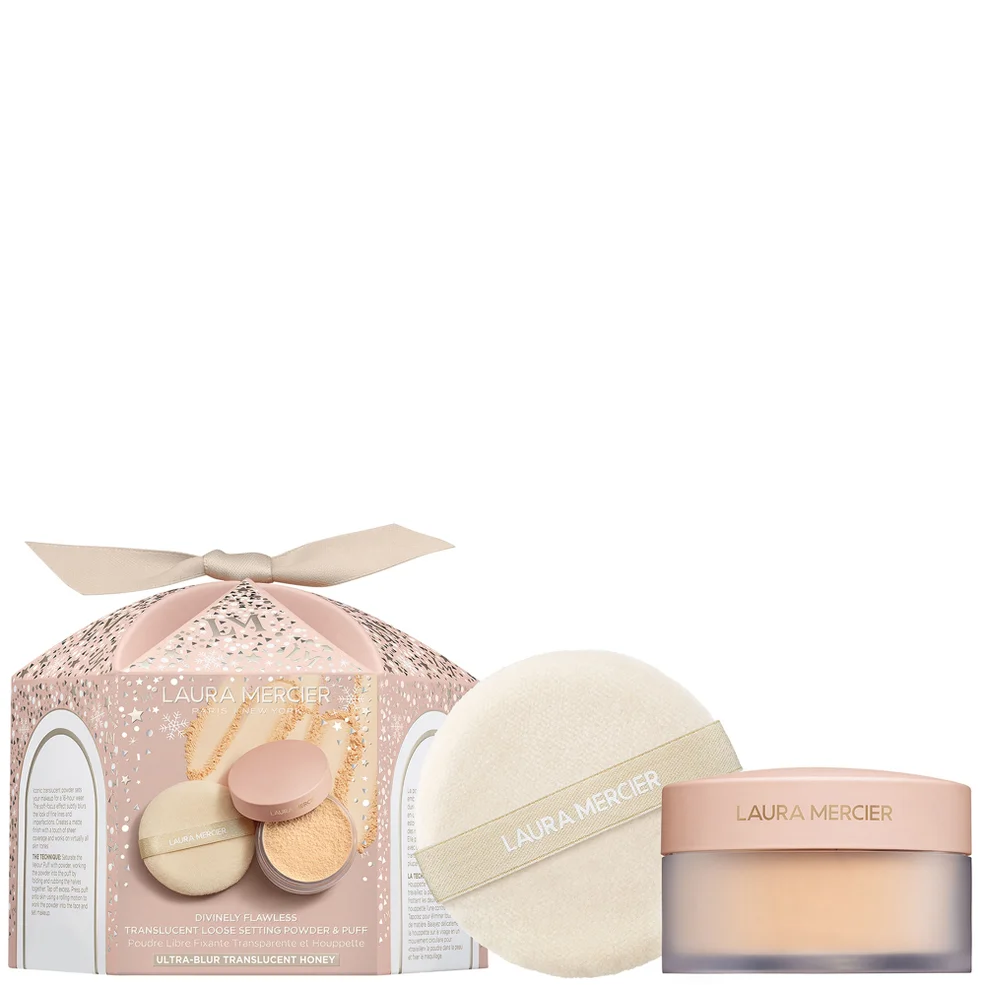 Laura Mercier Divinely Flawless Ultra-Blur Translucent Loose Setting Powder and Puff 20g (Various Shades) Image 1