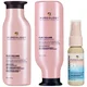 Pureology Pure Volume Shampoo and Conditioner with Color Fanatic Spray Bundle for Flat Fine Colour Treated Hair
