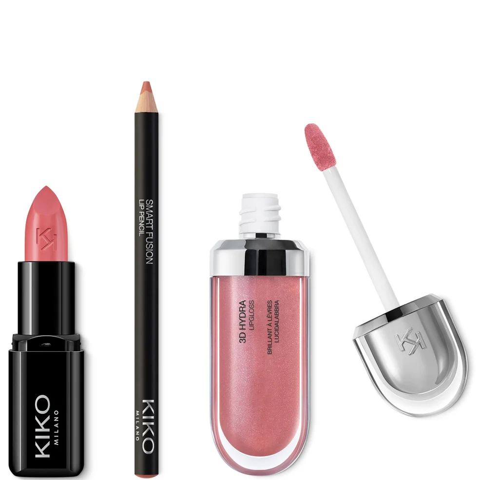 KIKO Milano Exclusive Rosey Nude Lip Trio Image 1