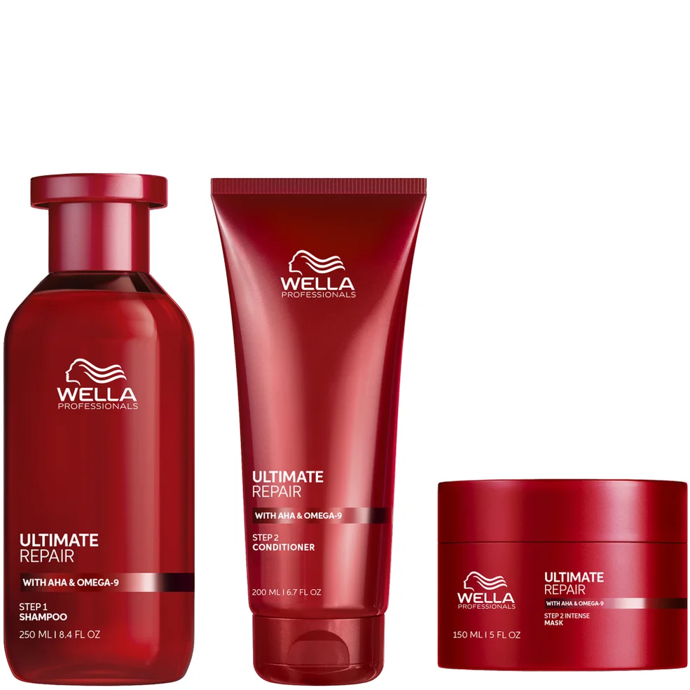 Wella Professionals Care Ultimate Repair Shampoo, Conditioner and Mask Bundle Image 1
