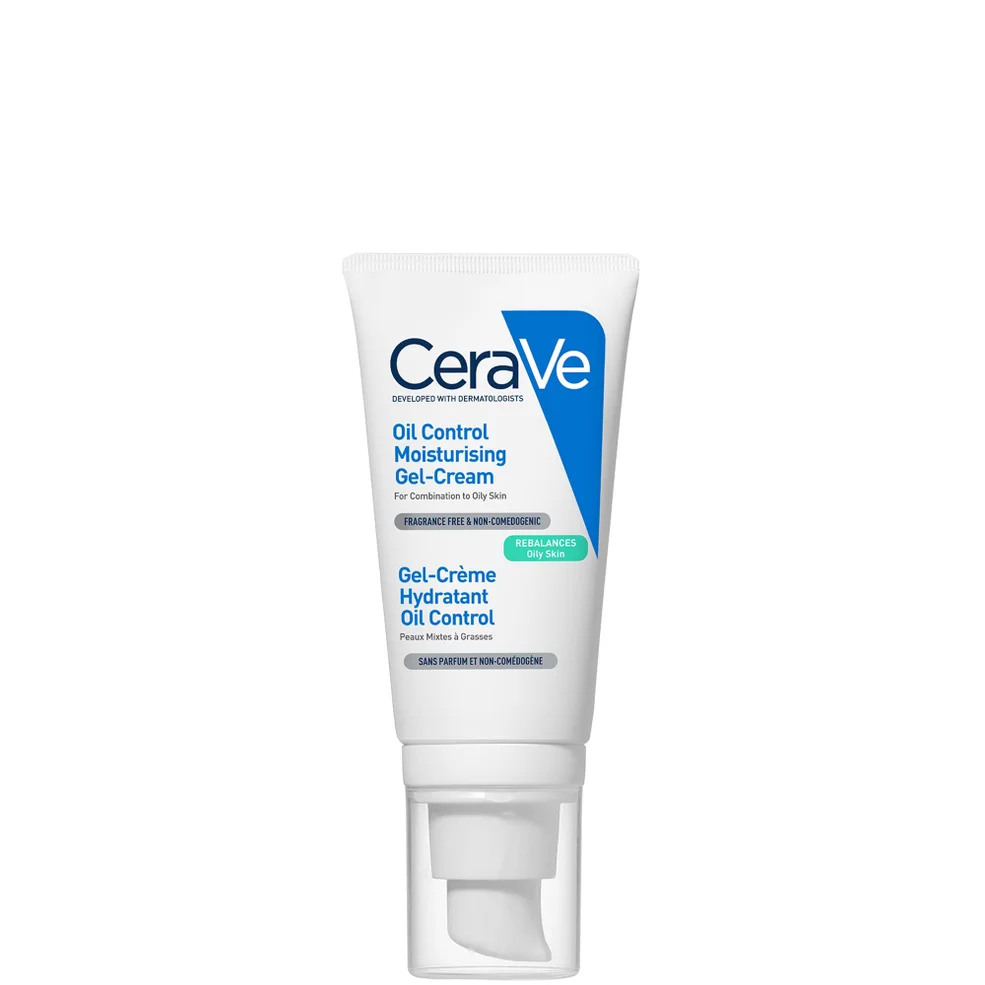 CeraVe Oil Control Moisturising Gel-Cream With Oil Absorbing Technology and Ceramides for Combination and Oily Skin 52ml Image 1
