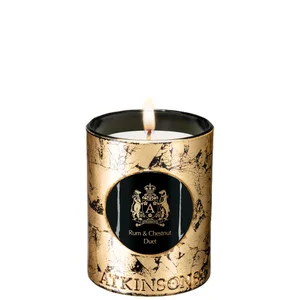 Atkinsons Rum& Chestnut Duet Candle 200g - undefined undefined