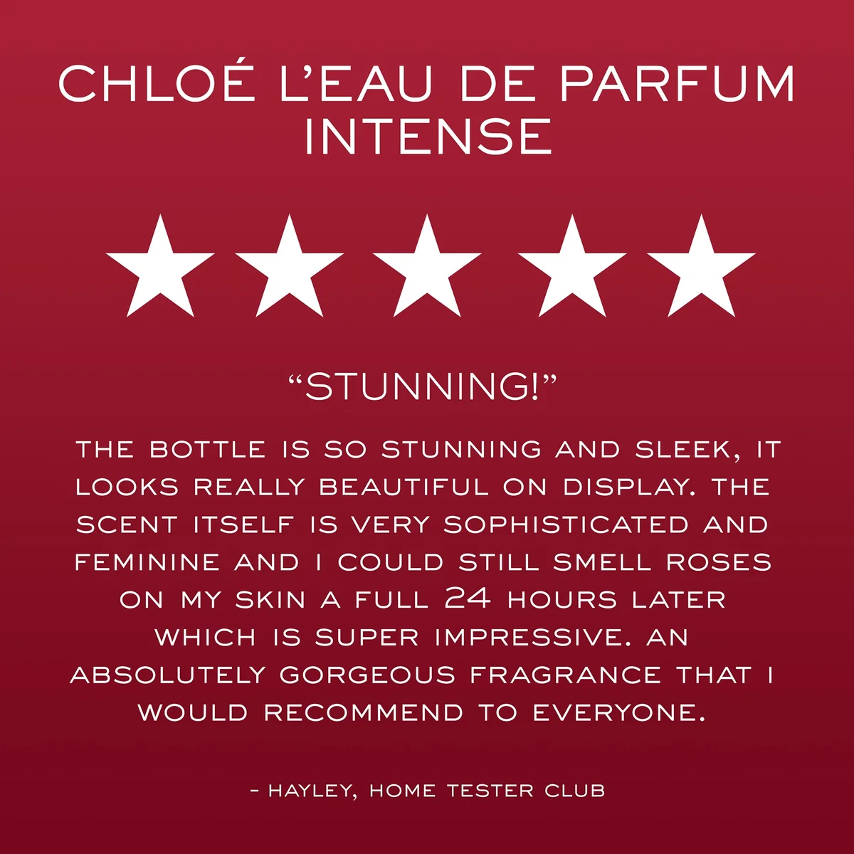 Chloé L'Eau de Parfum Intense for Women 50ml LOOKFANTASTIC