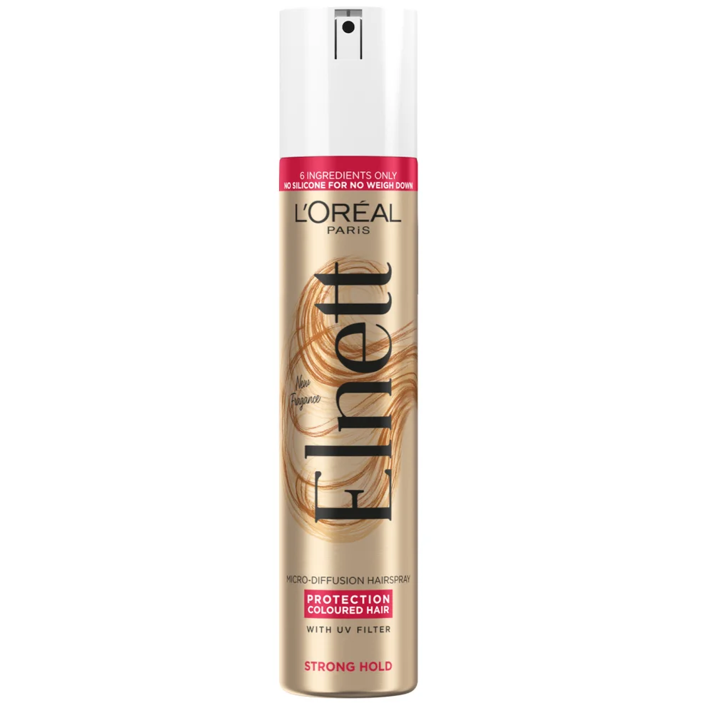 L'Oréal Paris Elnett Hair Spray for Coloured Hair UV 200ml Image 1