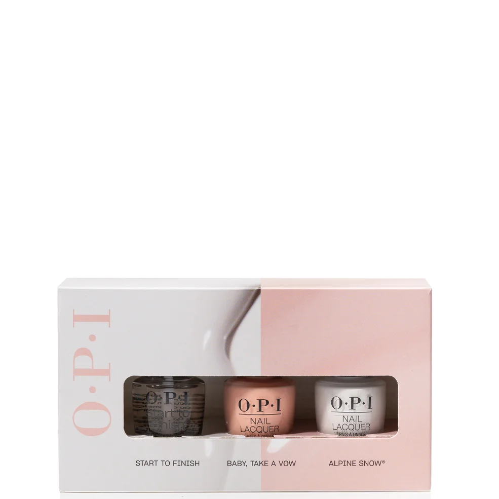 OPI Nail Lacquer French Manicure Kit Gift Set - 3 x 15ml Image 1