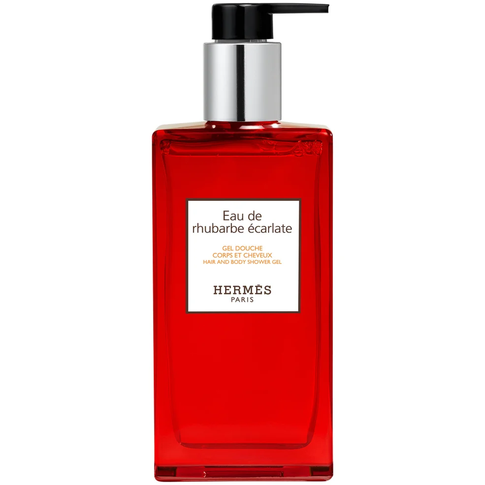 Hermès Eau De Rhubarbe Écarlate Hair and Body Shower Gel Bottle 200ml Image 1