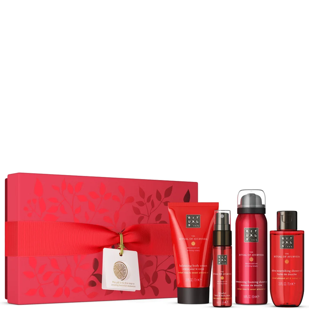 Rituals The Ritual of Ayurveda - Sweet Almond & Indian Rose - Small Bath and Body Gift Set Image 1