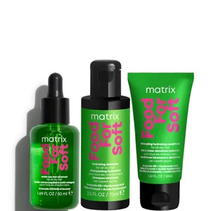 Matrix Food For Soft Hydrating Shampoo 75ml, Moisturising Conditioner 50ml and Hair Oil 50ml For Dry Hair - undefined undefined