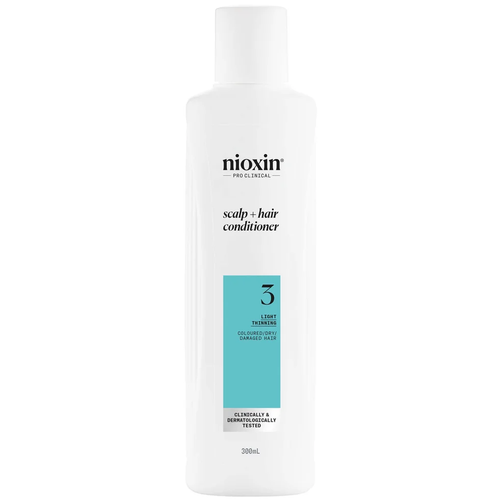 NIOXIN Scalp and Hair Thickening System 3 Conditioner for Coloured Dry and Damaged Hair with Light Thinning 300ml Image 1