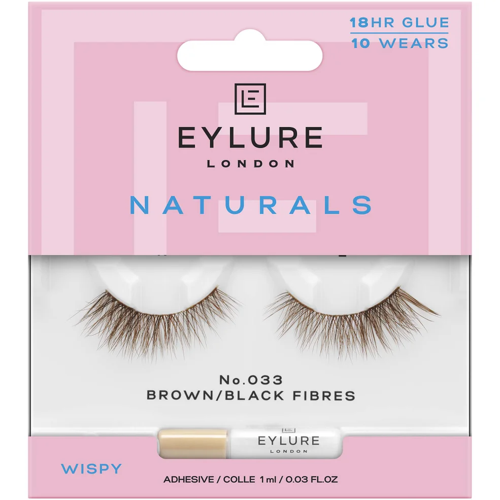 Eylure Naturals No.033 Brown/Black Image 1