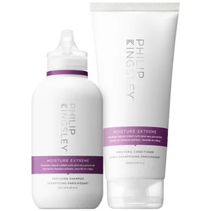 Philip Kingsley Moisture Extreme Shampoo 250ml and Conditioner 200ml Duo - undefined undefined