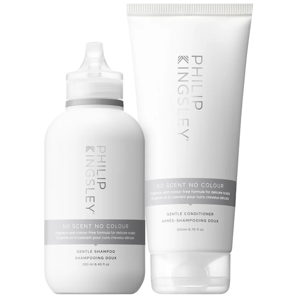 Philip Kingsley No Scent No Colour Shampoo 250ml and Conditioner 200ml Duo Image 1
