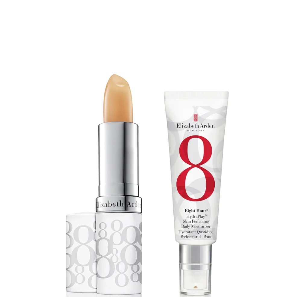 Elizabeth Arden Eight Hour HydraPlay Moisturizer 45ml and Lip Protectant Stick SPF15 Image 1
