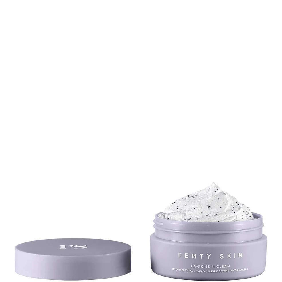 Fenty Skin Cookies N Clean Whipped Clay Pore Detox Face Mask with Salicylic Acid + Charcoal 75ml Image 1
