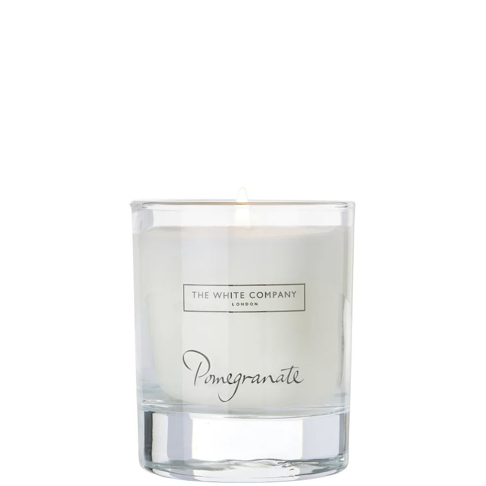 The White Company Pomegranate Signature Candle 140g Image 1