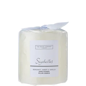 The White Company Seychelles Mini Pillar Candle 245g - Size 245g
