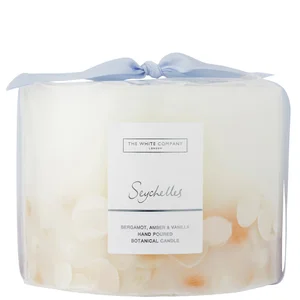 The White Company Seychelles Large Botanical Candle 1.6kg - Option 1.6kg