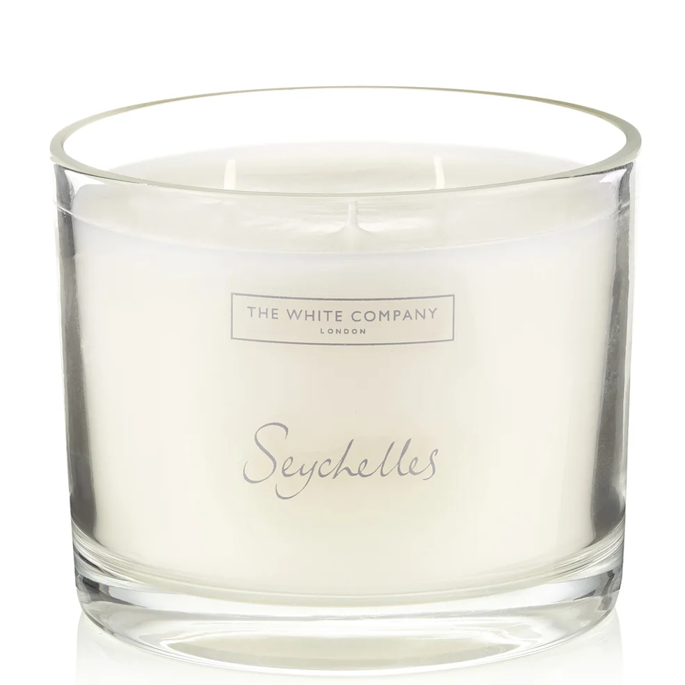 The White Company Seychelles Large Candle 770g Image 1