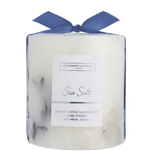 The White Company Sea Salt Medium Botanical Candle 660g - Option 660g