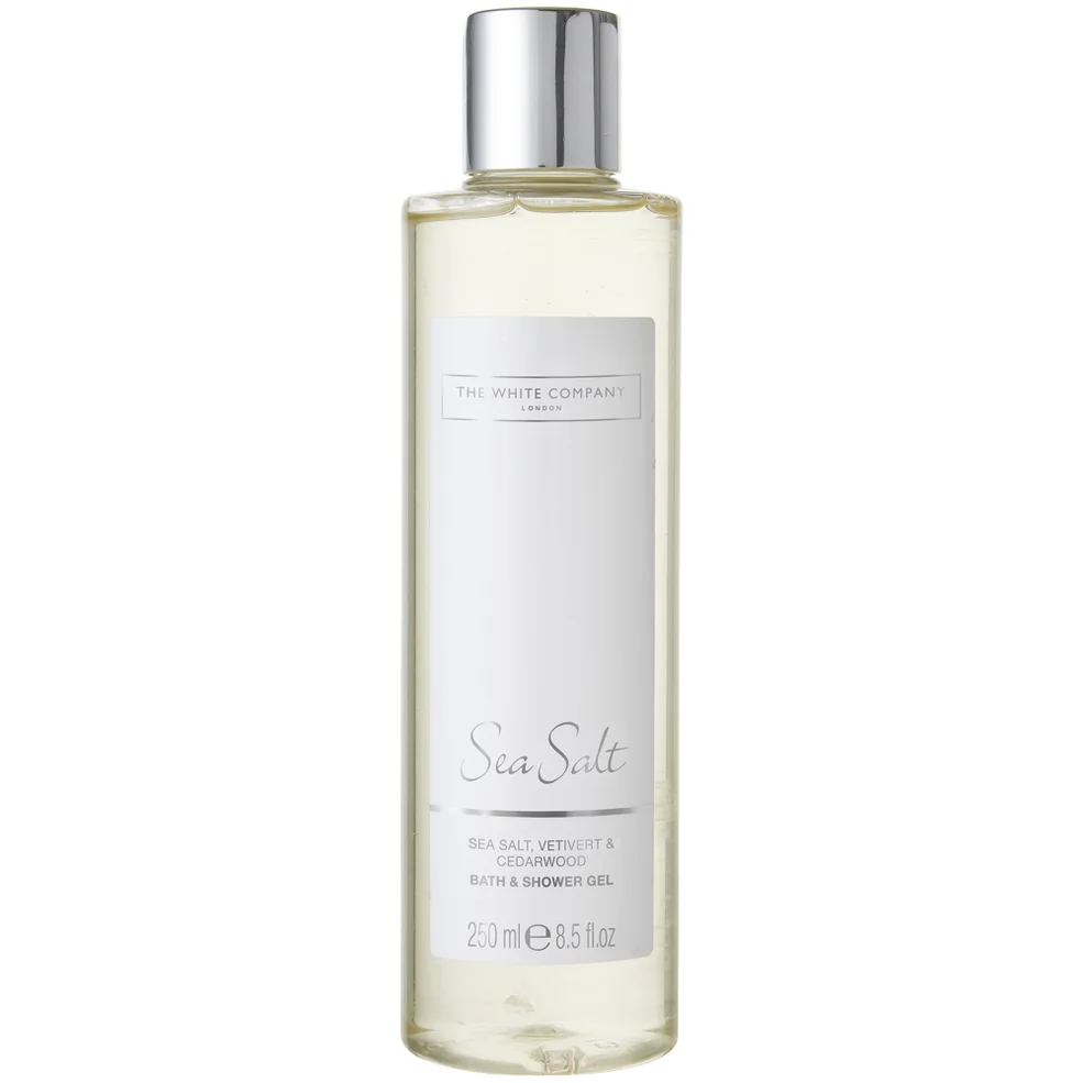 The White Company Sea Salt Bath & Shower Gel 250ml Image 1